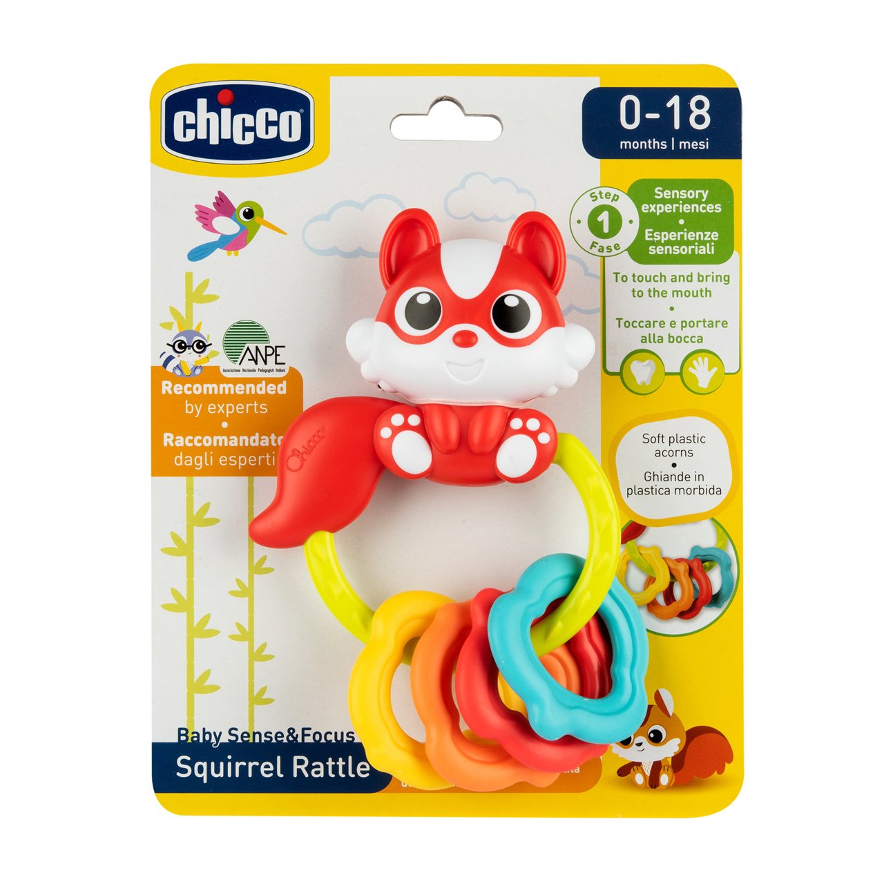 CHICCO ROCA ESQUILO 0-18M+