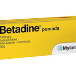 Tubo de Betadine Pomada 30g – antisséptico tópico para desinfeção e cicatrização de feridas