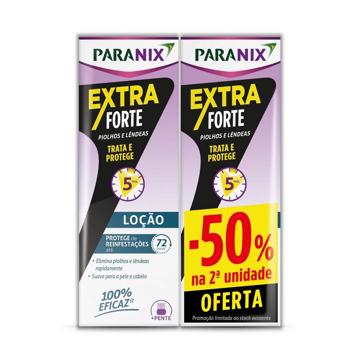 Paranix Extra Forte Loção Tratamento 100ml x2 50%Oferta 2ª Unidade