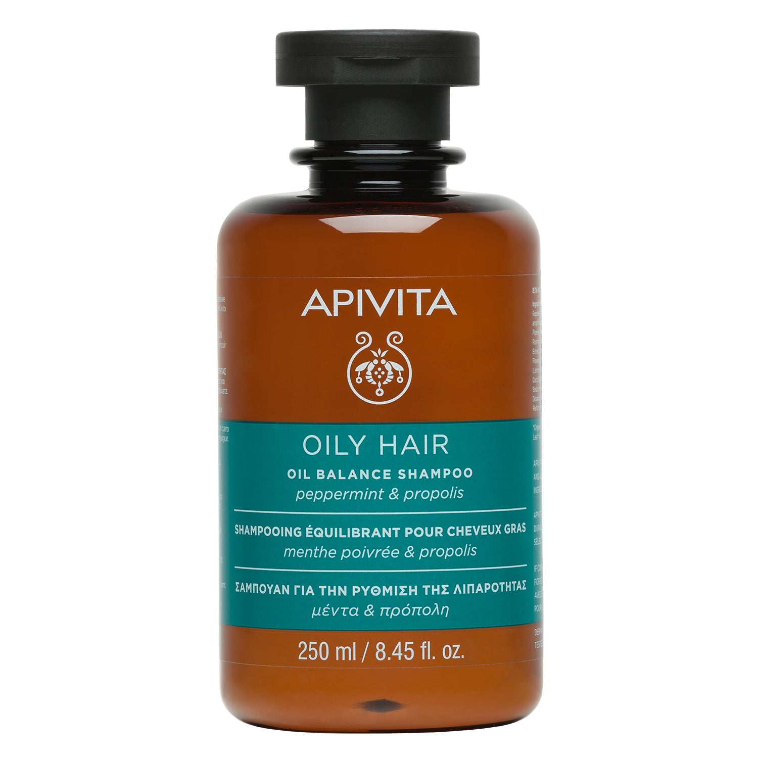 Apivita Champô Equilibrante Para Cabelos Oleosos 250 mL