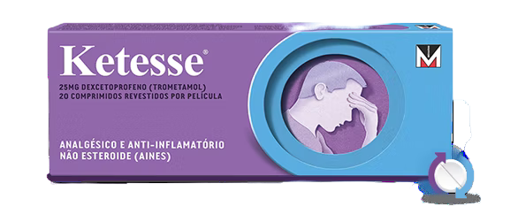 Ketesse 25mg 20 Comprimidos