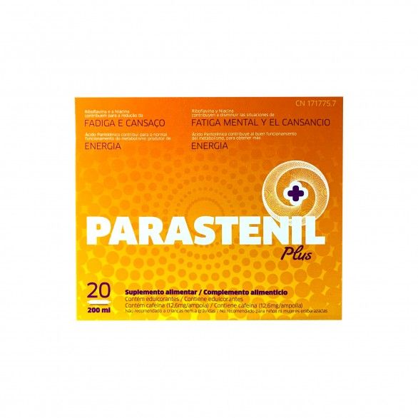 Parastenil Plus Ampolas Bebíveis 10 mL X 20