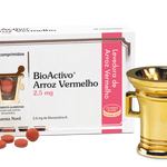 BioActivo Arroz Vermelho, suplemento alimentar para manutenção do colesterol saudável