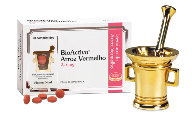 BioActivo Arroz Vermelho, suplemento alimentar para manutenção do colesterol saudável
