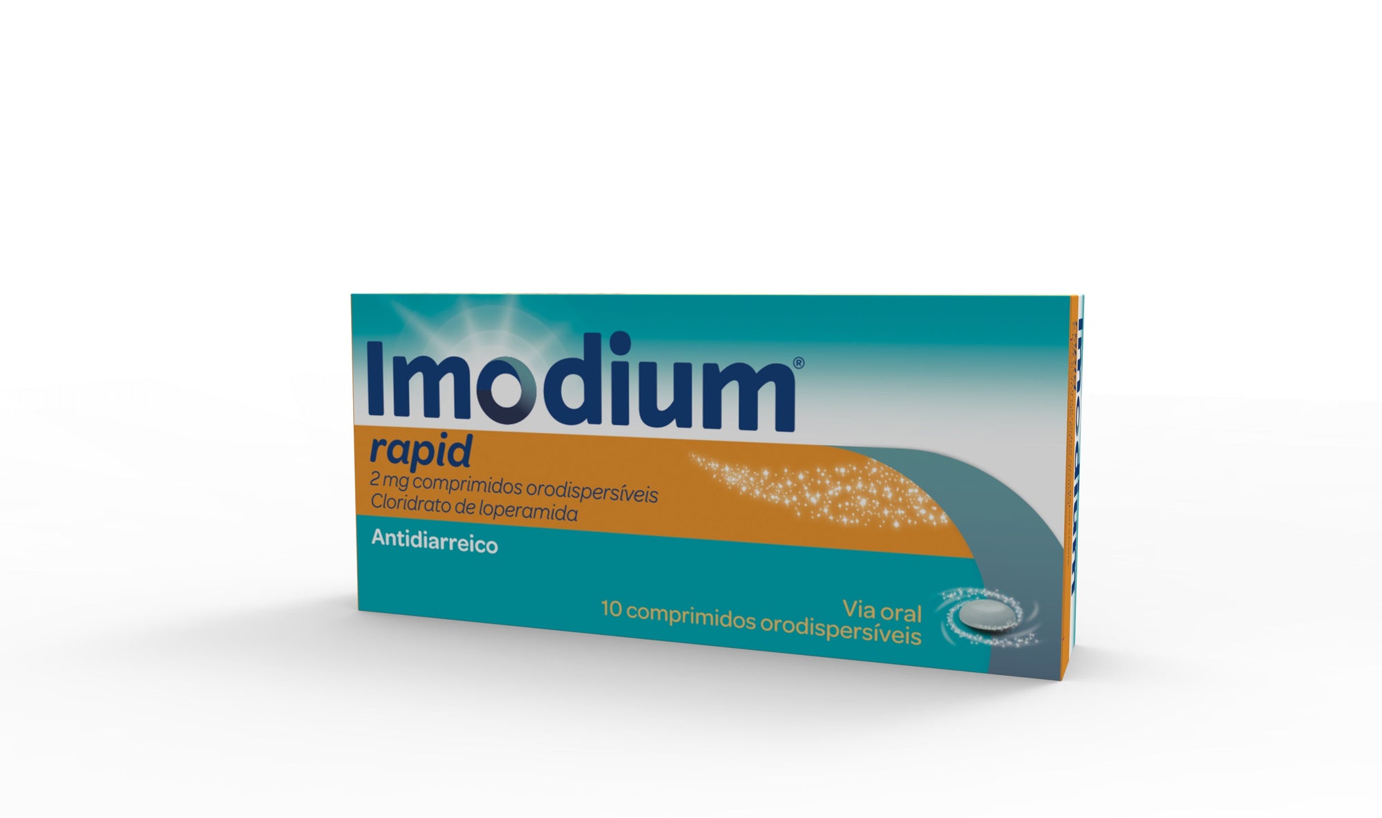 Imodium Rapid 2 mg – comprimidos orodispersíveis para alívio rápido da diarreia, sem necessidade de água