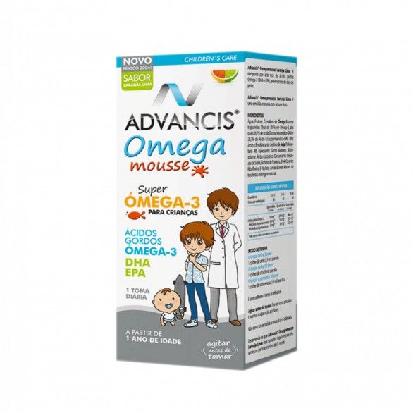 Advancis Omega Mousse Laranja-Limão 200ml