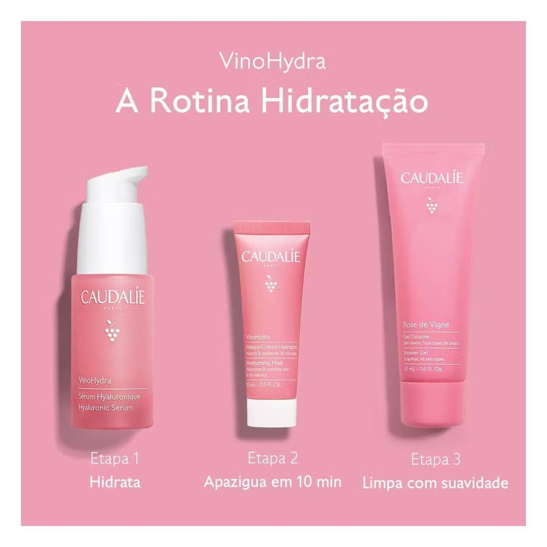 Caudalie Coffret VinoHydra Rotina de Hidratação