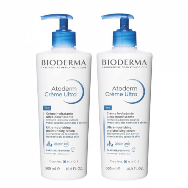 Bioderma Atoderm Creme Ultra Hidratante 2x500ml
