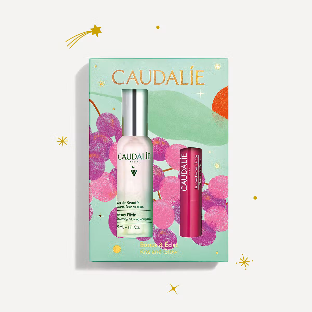 CAUDALIE KISSGLOW ELIX+BALSLAB SETNAT26
