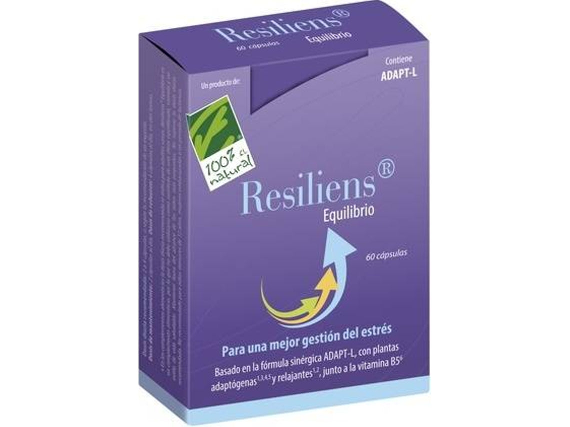 Resiliens Equilíbrio 100% Natural x 60 cápsulas