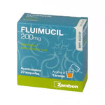 Fluimucil 200mg – 20 saquetas para fluidificar o muco e aliviar problemas respiratórios com expetoração