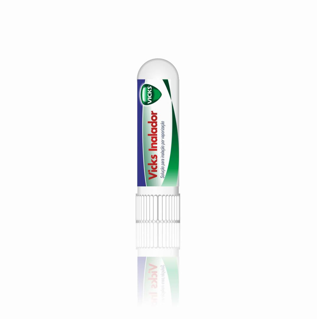 Vicks Inalador Nasal – alívio instantâneo da congestão nasal e rinorreia em formato portátil