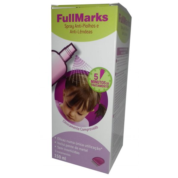 Fullmarks Spray Anti-Piolhos/Lendeas150ml