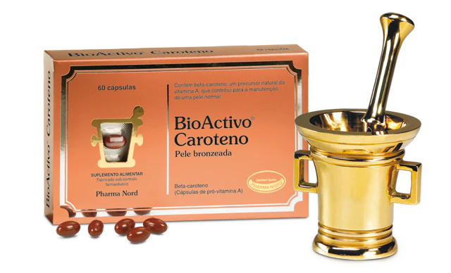 BioActivo Caroteno – Suplemento natural de beta-caroteno para uma pele saudável e visão normal