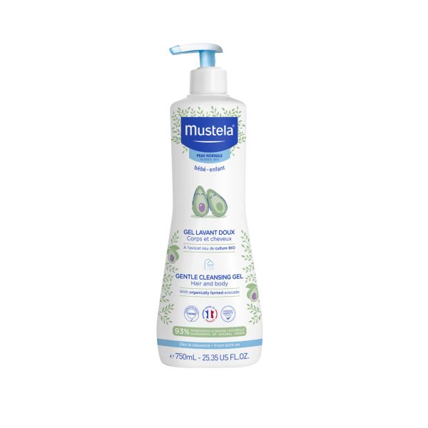 Mustela Bebé Pele Normal Gel Lavante Suave 750ml