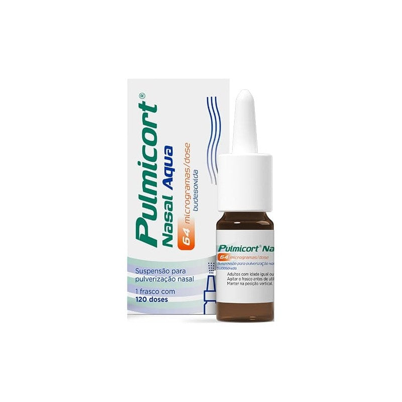 Pulmicort Nasal Aqua 64 mcg/dose x 120 Doses Suspensão para Pulverização Nasal