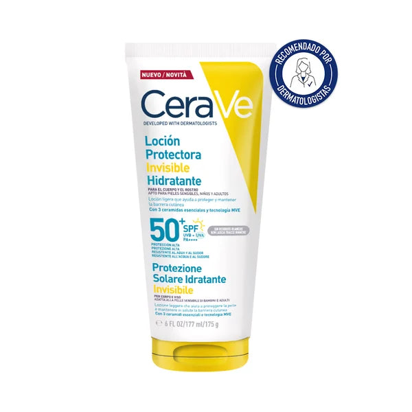 Cerave Loção Protectora Invisivel Hidratante Spf50 177Ml