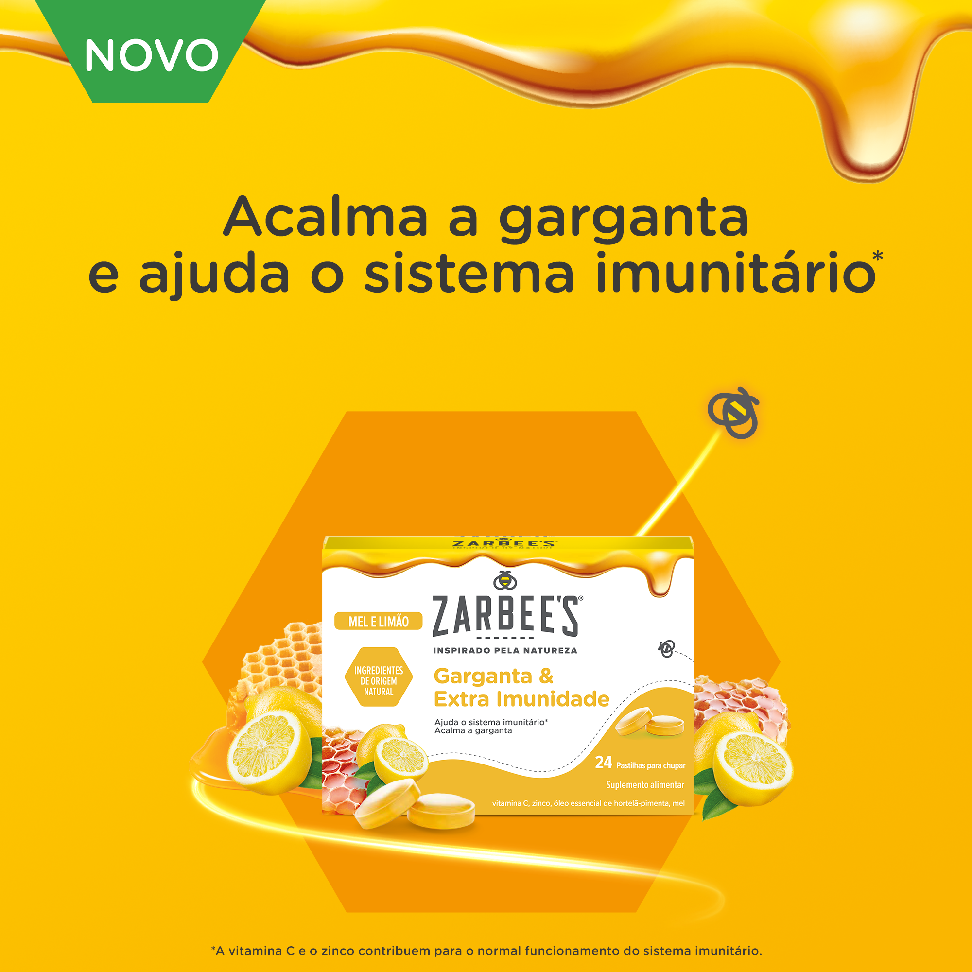 ZARBEE'S GARG&EXTRA IMUN MEL/LIM PSTX24