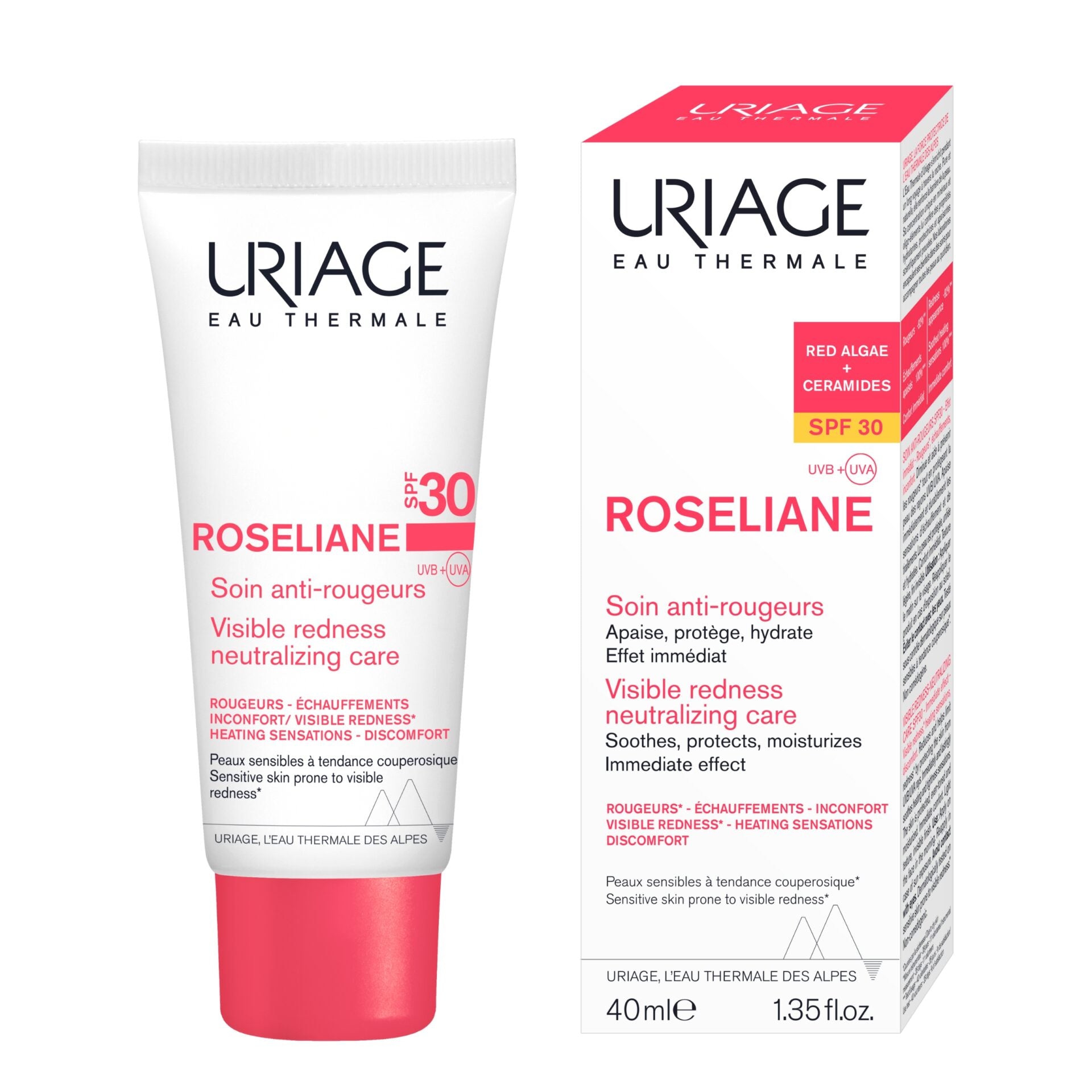 Crema antirojeces Uriage Roséliane SPF30 40 ml