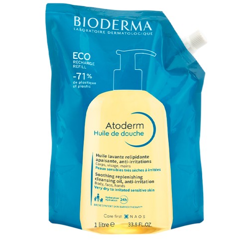 Bioderma Atoderm Óleo de Duche EcoRefill 1L