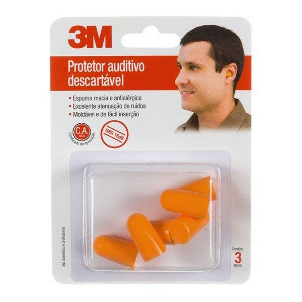 3M Protectores Auditivos Otológicos Adulto Descartável