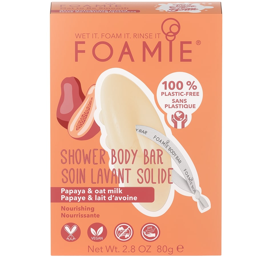 Foamie Gel Banho Sólido Papaia & Leite Aveia 80gr