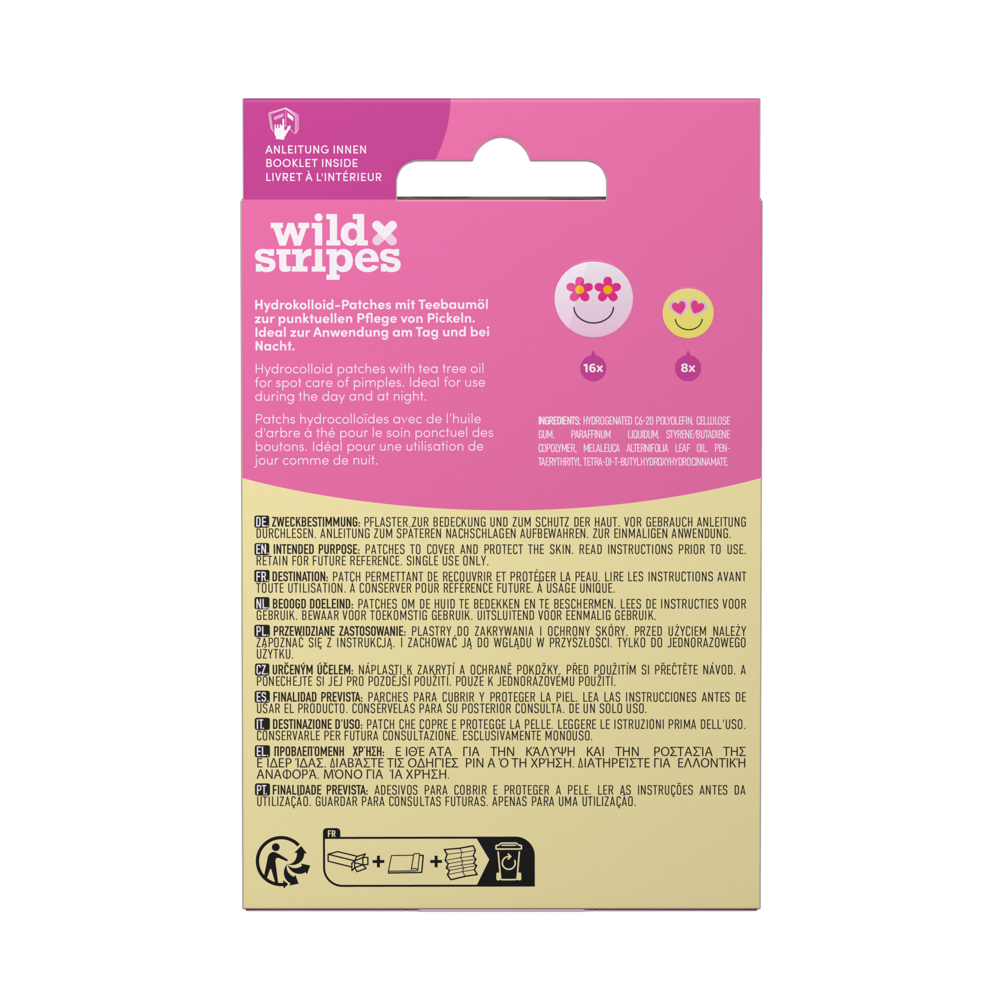 WILD STRIPES PIMPLE PATCHES SMILE X24