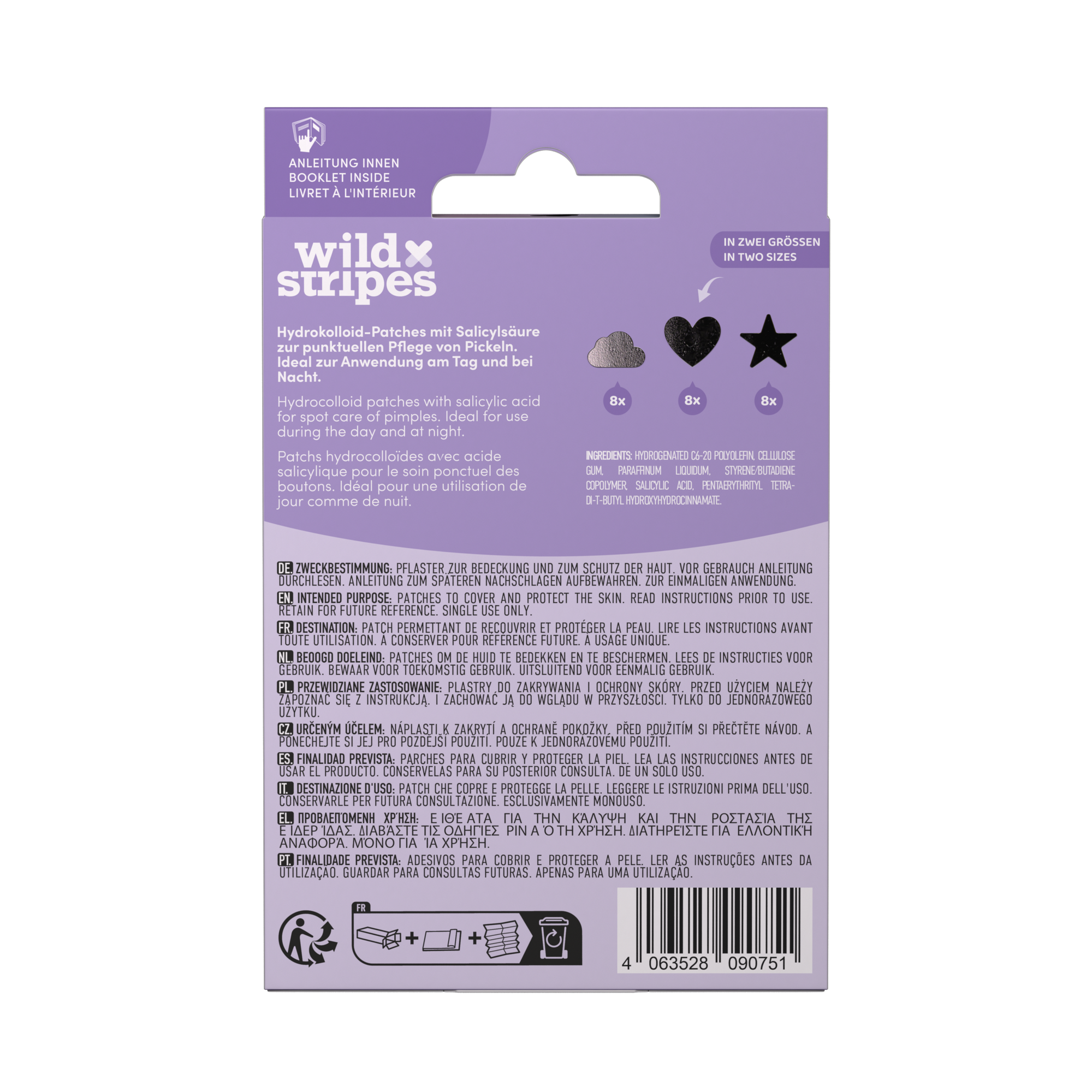 WILD STRIPES PIMPLE PATCHES HOLO CL X24