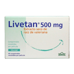 Livetan 500 mg x 40 Comprimidos