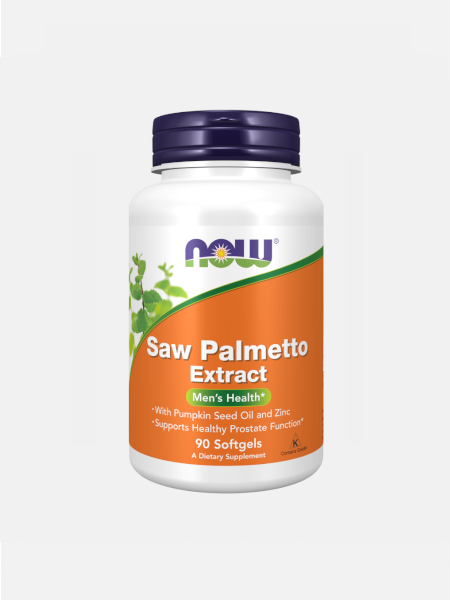 Now Saw Palmetto Extract 90 Cáps
