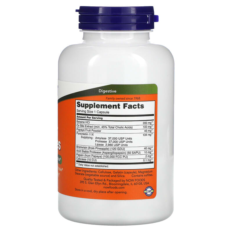 Super Enzymes (180 caps) | Now Foods