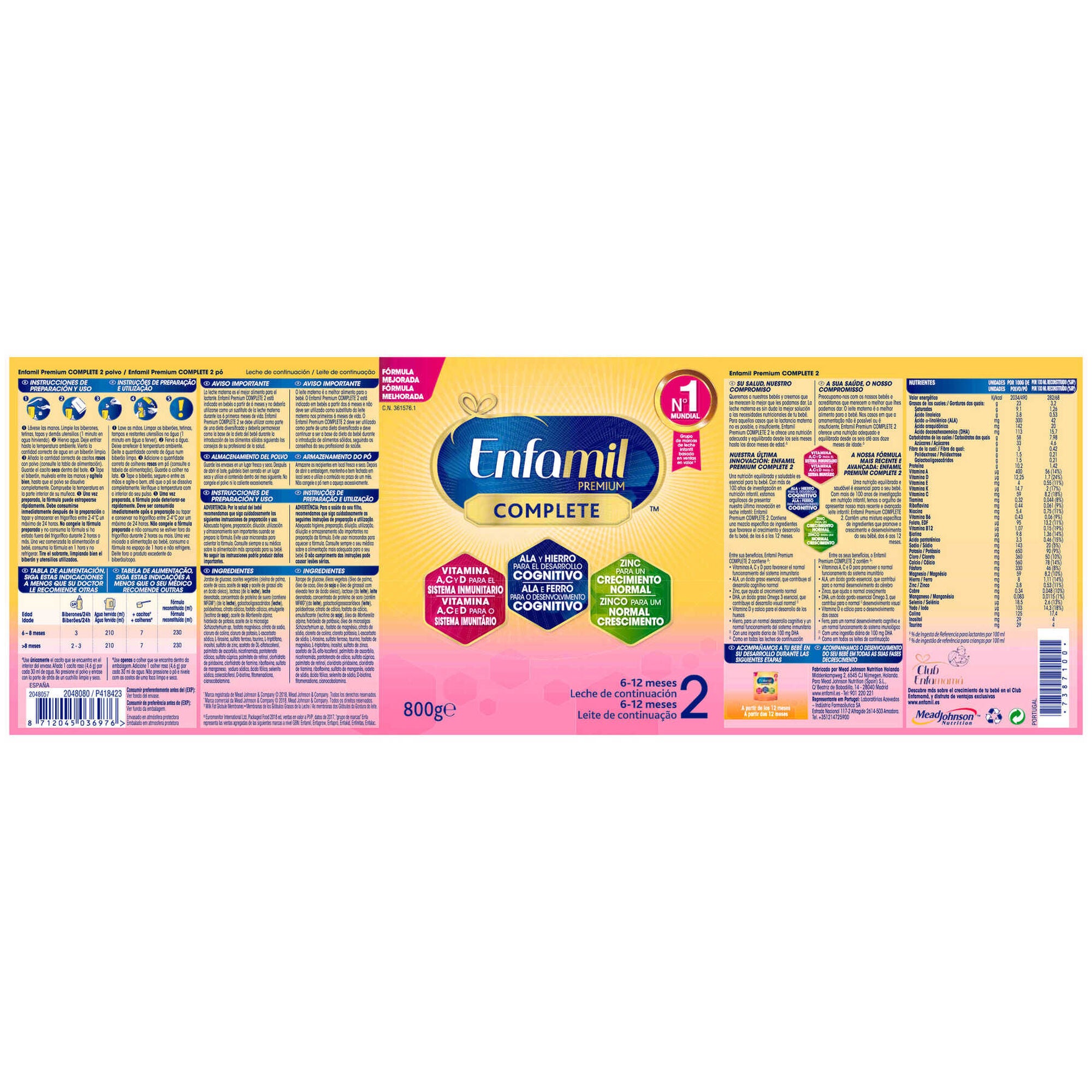 Enfamil Premium Complete 2 800g