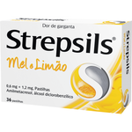 Strepsils Mel e Limão 36 pastilhas