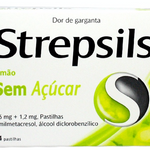 Strepsils Limão sem açúcar 24 pastilhas