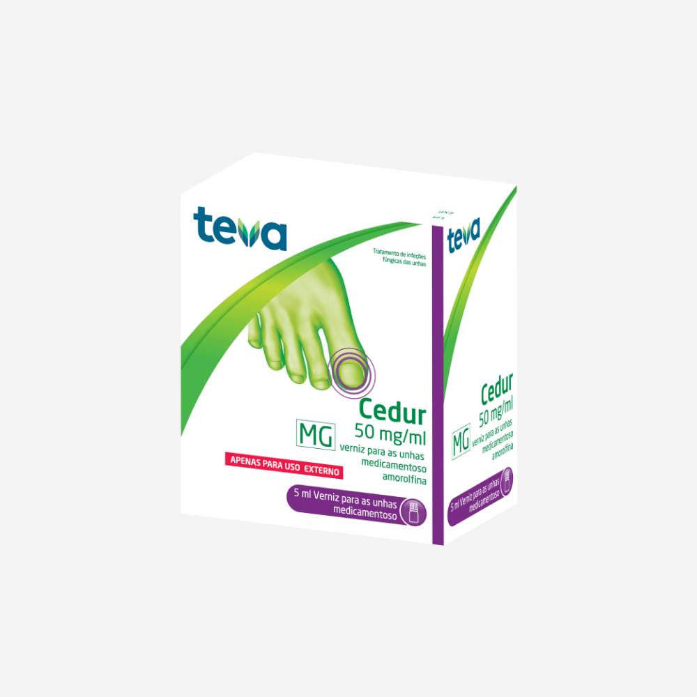 Amorolfina Cedur Teva 50mg/ml verniz 5ml