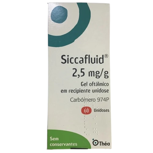 Siccafluid 2,5 mg/g x 60 Unidoses Gel Oft Gta