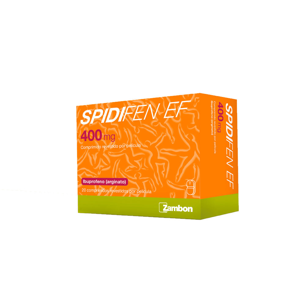 Spidifen EF 400 mg - Medicamento para dores, febre e sintomas de gripe