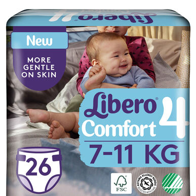 Libero Comfort T4 7-11 Kg 26 unid