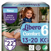 Libero Comfort T6 13-20 Kg 22 unid