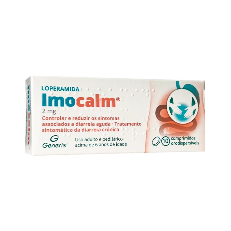 Loperamida Imocalm 2 mg x 10 Comprimidos orodispersíveis