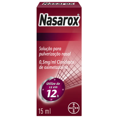 Nasarox 0,5 mg/ml x 15ml  solução pulverização nasal
