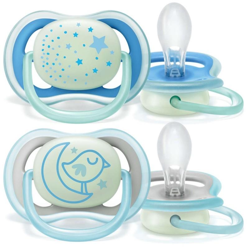 Philips Avent Ultra Air Happy Chupeta 6-18M Boy x2