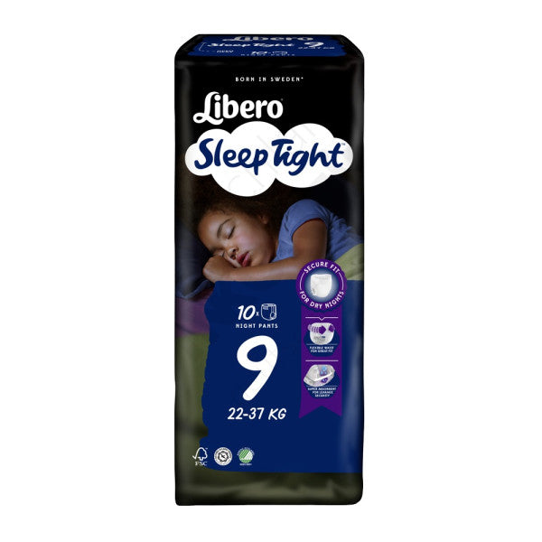 Libero Sleep Tight 9 22-37 Kg 10 Unid