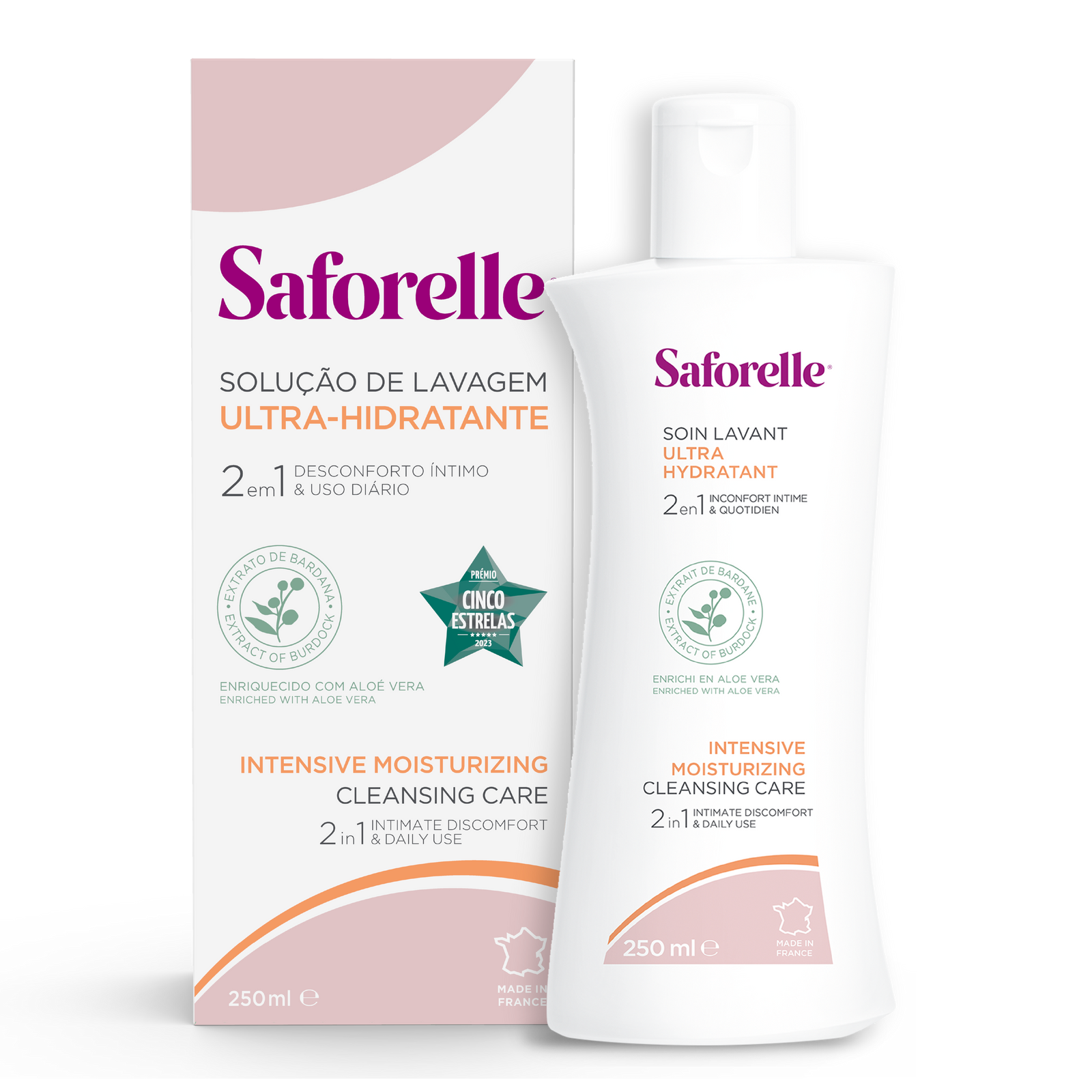Saforelle Solução de Lavagem Ultra-Hidratante 250mL
