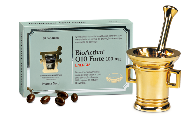 BioActivo Q10 Forte – Suplemento para energia e redução do cansaço com Coenzima Q10 e Vitamina B2