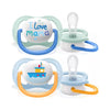 Philips Avent Ultra Air Happy Chupeta 0-6M Boy x2