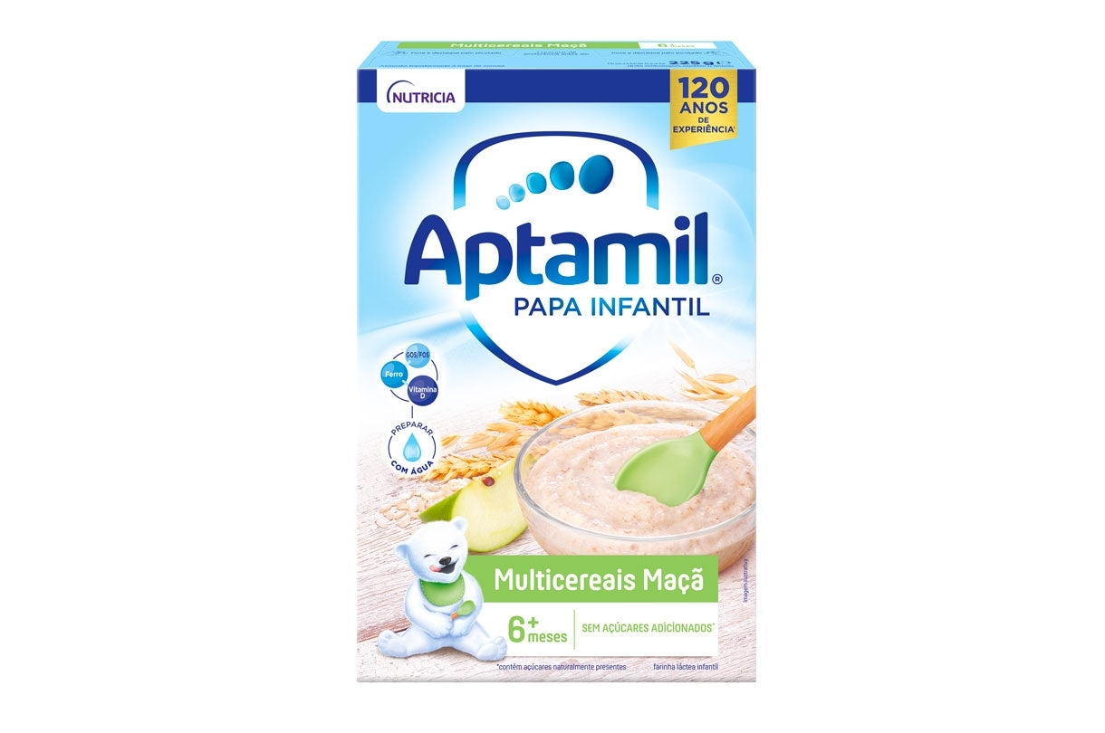 Aptamil Papa Lactea Multicereais/Maçã 225g 6M+