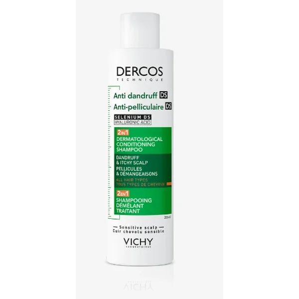 DERCOS ANTICASPA CHAMPÔ 2EM1 200ML
