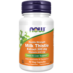 Now Milk Thistle (silymarin Double Strengt) 300mg 50caps