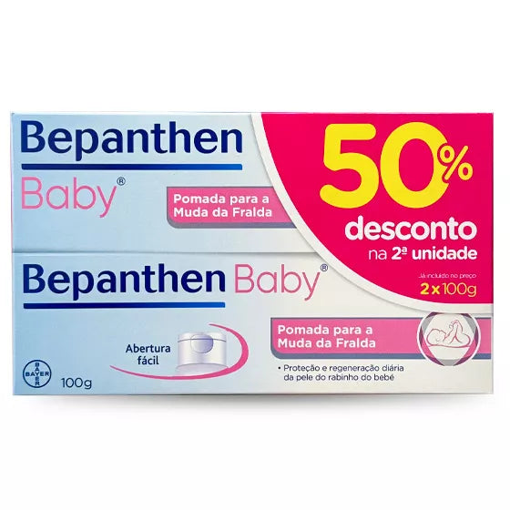 Bepanthene Baby 2 x 100g (50% desconto 2ª unidade)